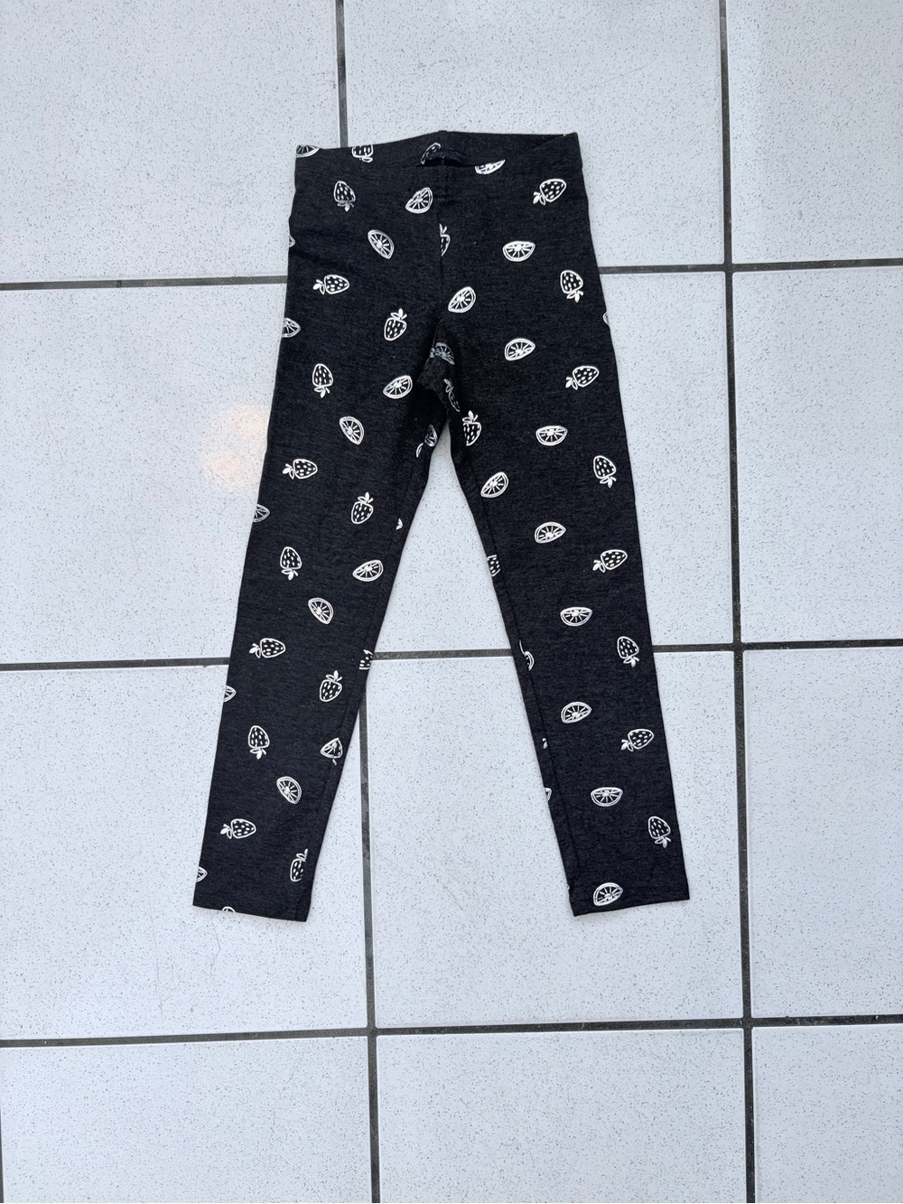 Dark gray leggings for girls